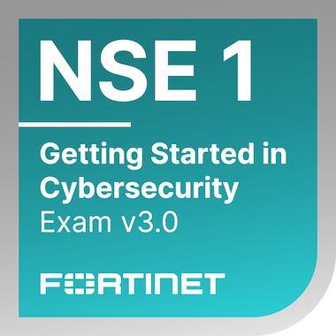 Certificado Fortinet NSE 1